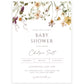 Wildflower Baby Shower Invitation | www.foreveryourprints.com