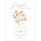 Little Pumpkin Baby Shower Invitation | www.foreveryourprints.com
