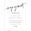Classic Engagement Dinner Invitation | www.foreveryourprints.com