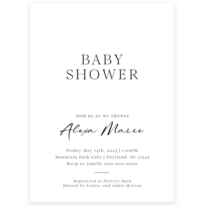 After Shower Baby Shower Invitations, 51% OFF