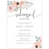 Floral Rehearsal Dinner Invitation | www.foreveryourprints.com