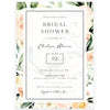 Floral Greenery Bridal Invitation | www.foreveryourprints.com