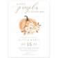 Little Pumpkin Baby Shower Invitation | www.foreveryourprints.com