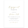 Classic Engagement Party Invitation | www.foreveryourprints.com