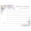 Lavender Advice for Baby Card | www.foreveryourprints.com