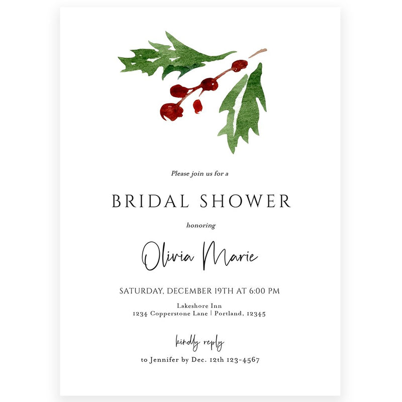 Edit Yourself Bridal Shower Invitation | www.foreveryourprints.com