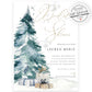 Christmas Bridal Shower Invitation | www.foreveryourprints.com