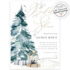 Christmas Bridal Shower Invitation | www.foreveryourprints.com
