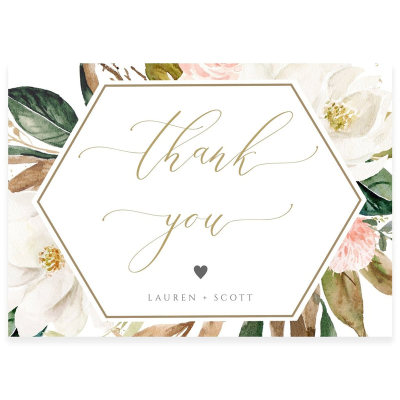 Editable Thank You Card  | www.foreveryourprints.com