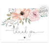 Floral Thank You Card | www.foreveryourprints.com