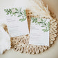 Modern Greenery Baby Invitation | www.foreveryourprints.com