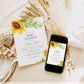 Modern Sunflower Baby Invitation | www.foreveryourprints.com