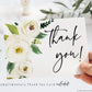 Complimentary Greenery Thank You Card | www.foreveryourprints.com