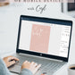 Minimalist Baby Girl Shower Invite| www.foreveryourprints.com
