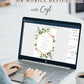 Winter Wedding Invitation | www.foreveryourprints.com
