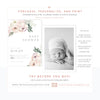 Muted Floral Baby Shower Invitation | www.foreveryourprints.com