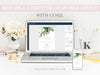 Greenery Florals Wedding Invitation | www.foreveryourprints.com