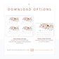 Blush Florals RSVP Reply Card | www.foreveryourprints.com
