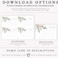 Floral Advice for Baby Card | www.foreveryourprints.com