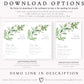 Greenery Baby Shower Invitation | www.foreveryourprints.com