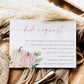 Pumpkin Baby Book Request Card