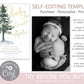 Winter Evergreen Baby Shower Invitation | www.foreveryourprints.com