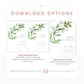 Greenery Baby Shower Invitation | www.foreveryourprints.com