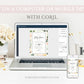 Peach Florals Baby Shower Invitation | www.foreveryourprints.com