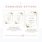 Floral Bridal Shower Invitation | www.foreveryourprints.com