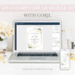 Floral Bridal Shower Invitation | www.foreveryourprints.com