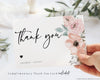 Complimentary Floral Thank You Card | www.foreveryourprints.com