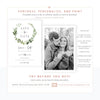 Eucalyptus Save The Date Invitation | www.foreveryourprints.com