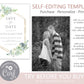 Botanical Save The Date Invitation | www.foreveryourprints.com